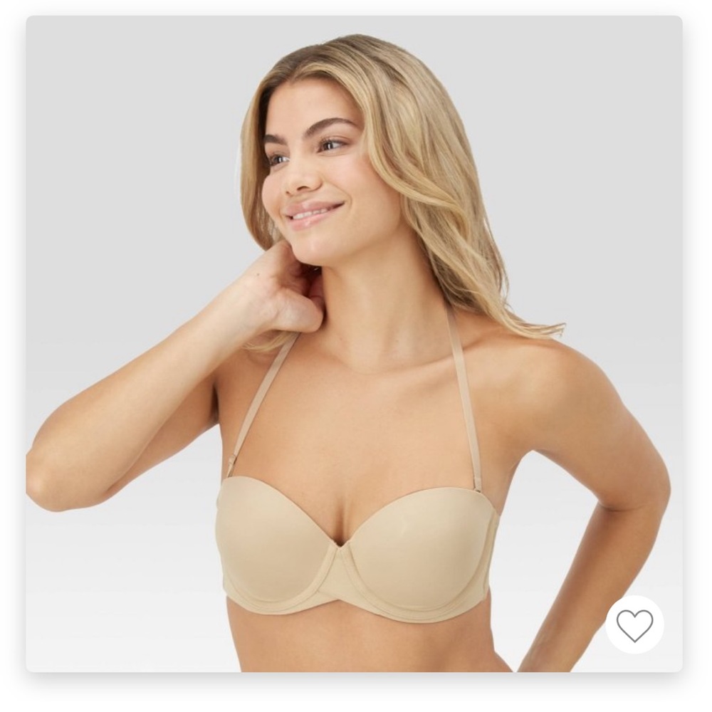 NWT 36B detachable straps bra